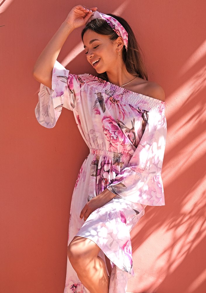 Headband Peony Bloom