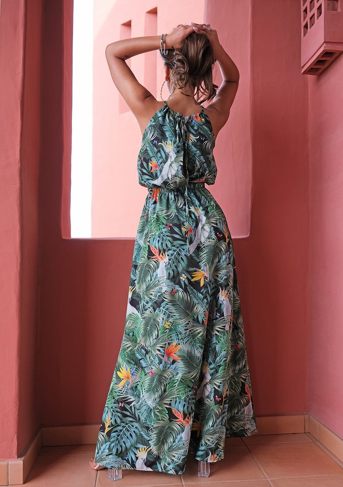 Letnia sukienka maxi Parrots