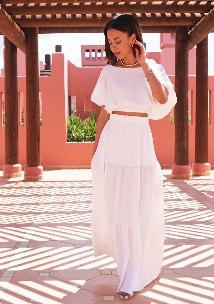 Maxi skirt Creamy