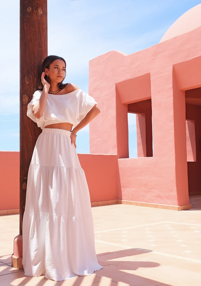 Spódnica maxi Creamy