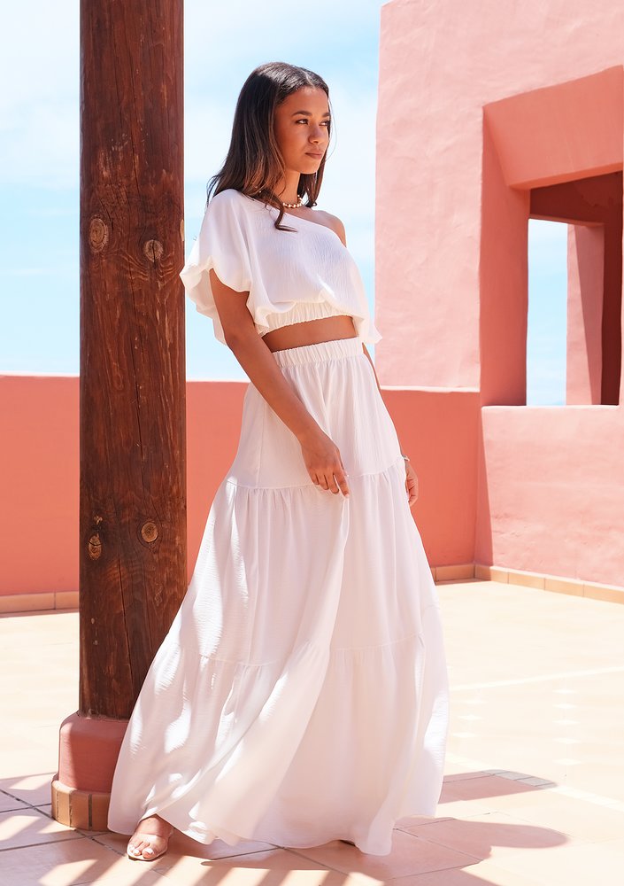 Spódnica maxi Creamy