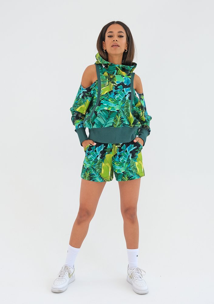 Sweatshirt with open shoulders Bananas