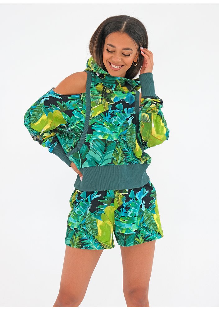 Sweatshirt with open shoulders Bananas