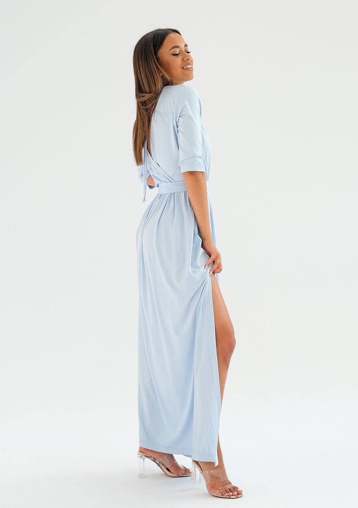 Maxi light blue dress