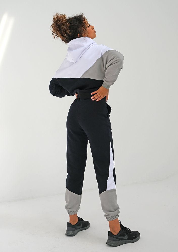 Tricolor sweatshirt Grey