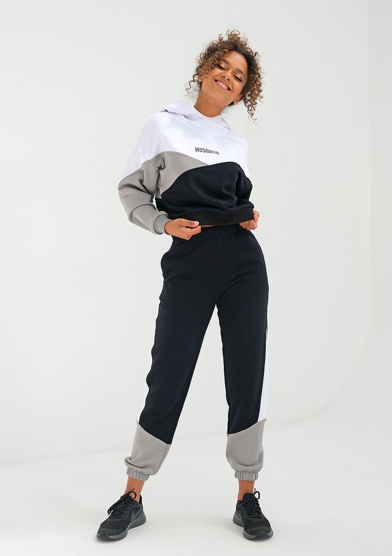 Tricolor sweatpants Grey