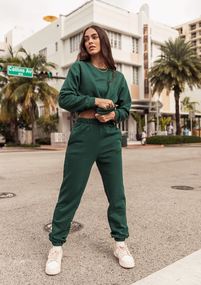 Spodnie dresowe Deep Green ILM