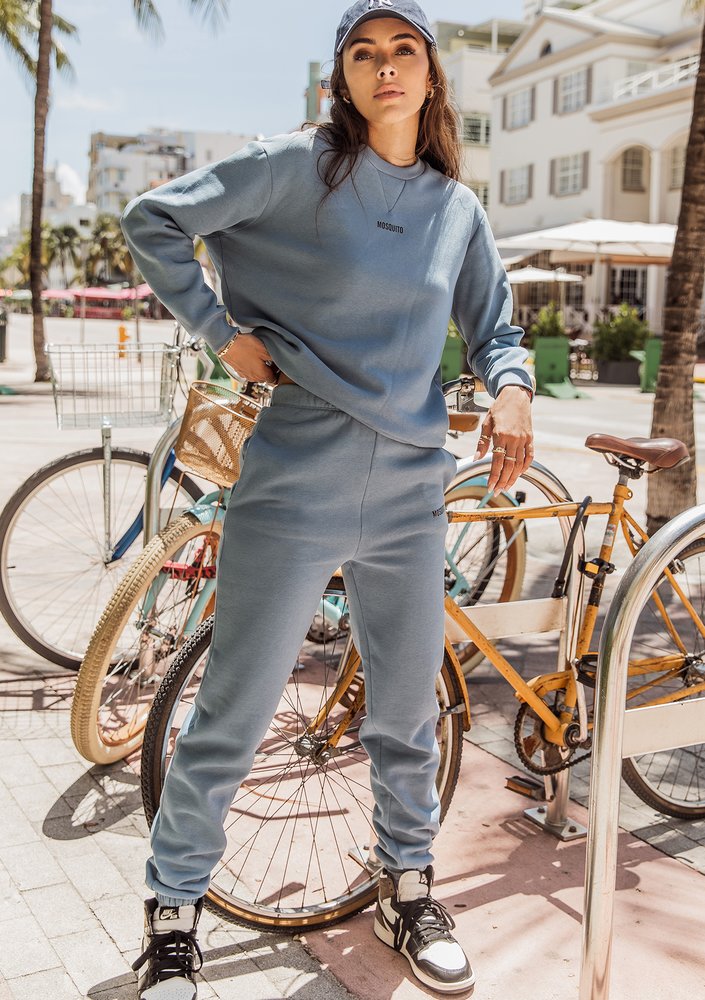 Sweatshirt Faded Denim