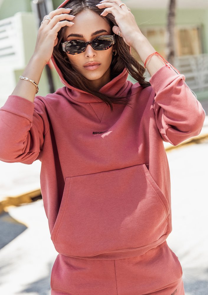 Bluza z kapturem Dusty Rose ILM