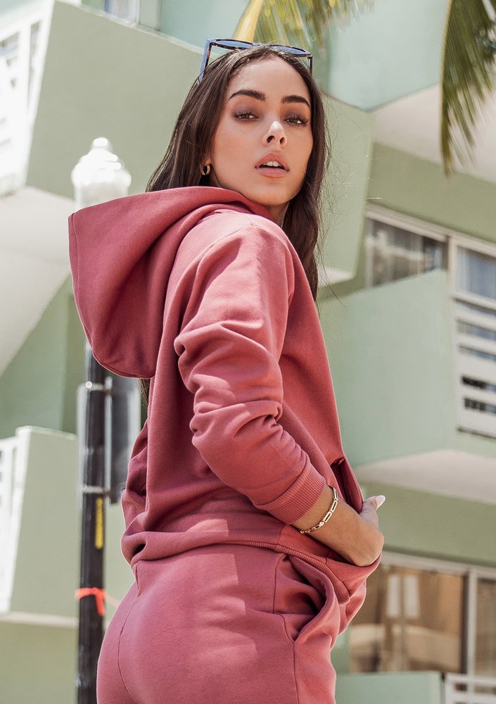Hoodie Dusty Rose
