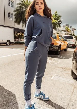 Sweatpants Jeans Blue