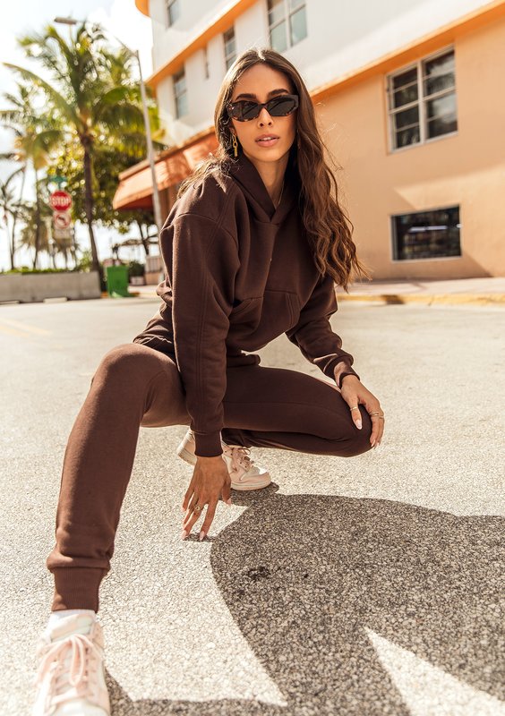 Women's sweatpants Dark Brown