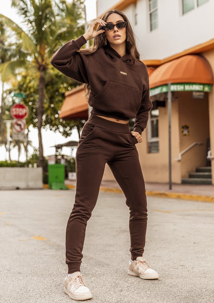 Dresowe spodnie Dark Brown ILM