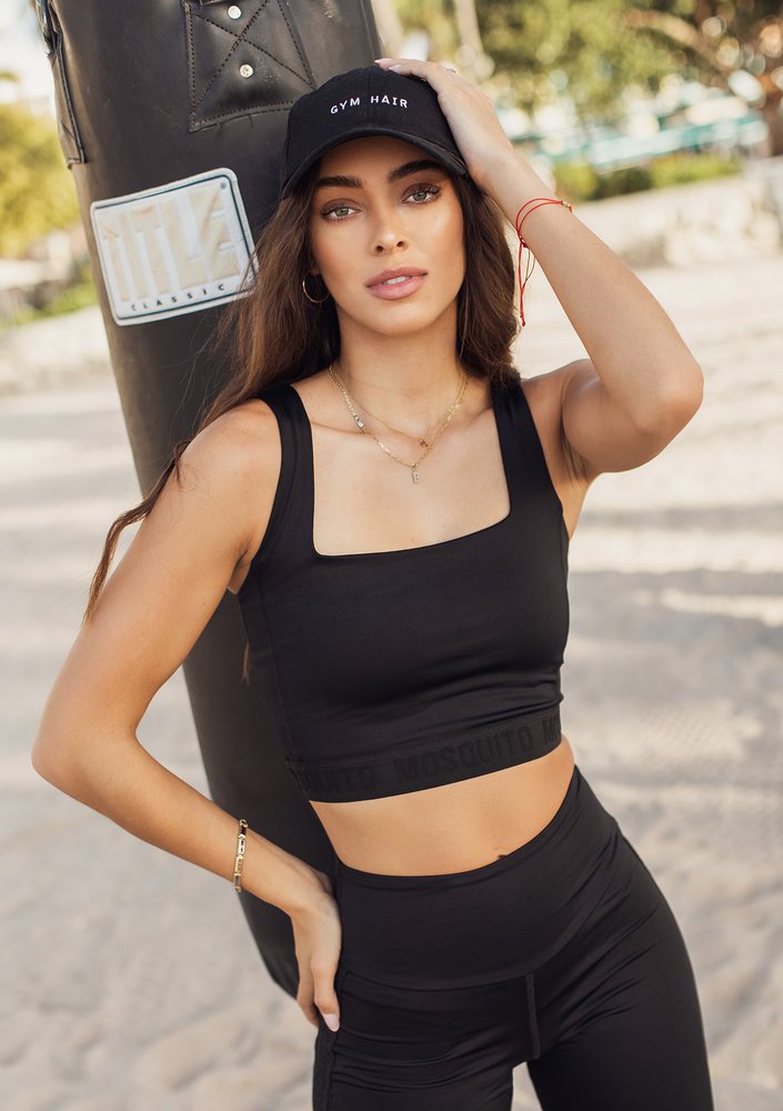 Classic black tank top