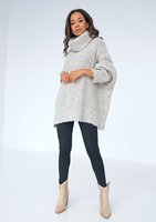 Stor - beige turtleneck sweater