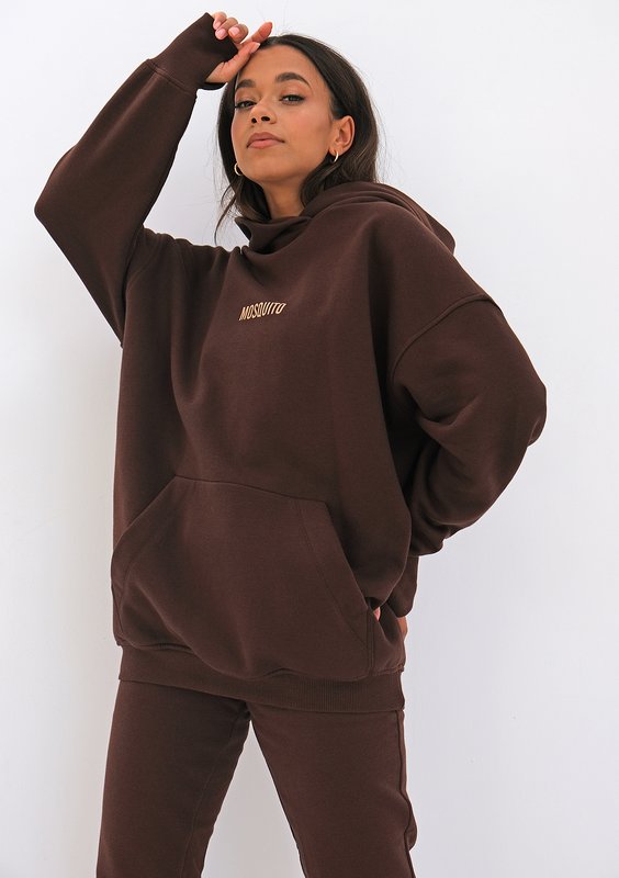 Oversize hoodie Dark Brown