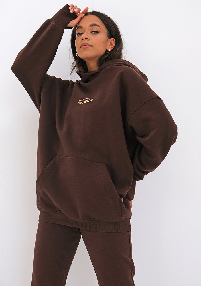 Oversize hoodie Dark Brown
