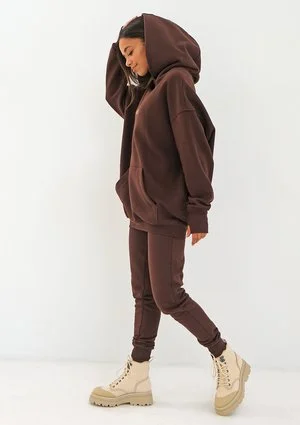 Oversize hoodie Dark Brown