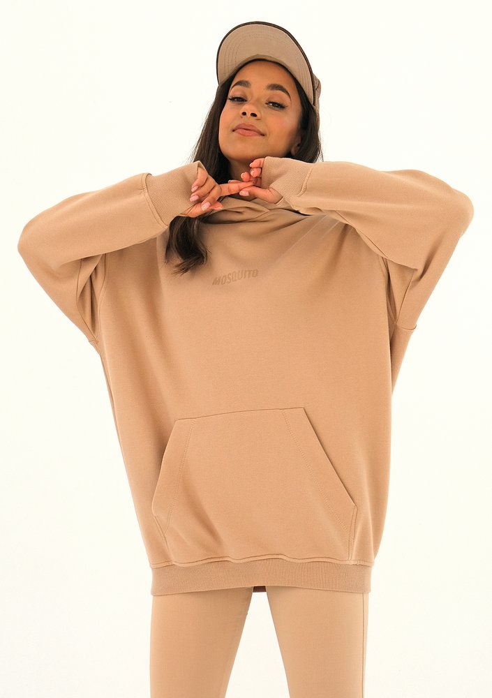 Oversize hoodie Beige