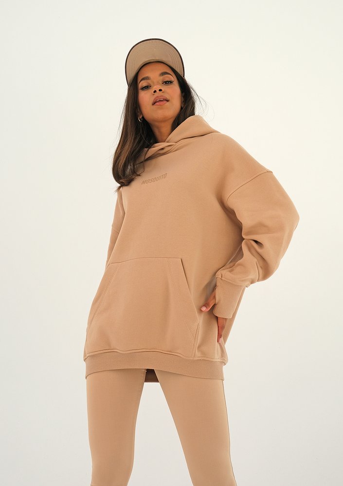 Oversize hoodie Beige