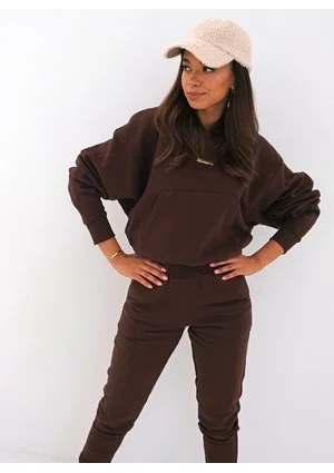 Bluza z kapturem Dark Brown ILM