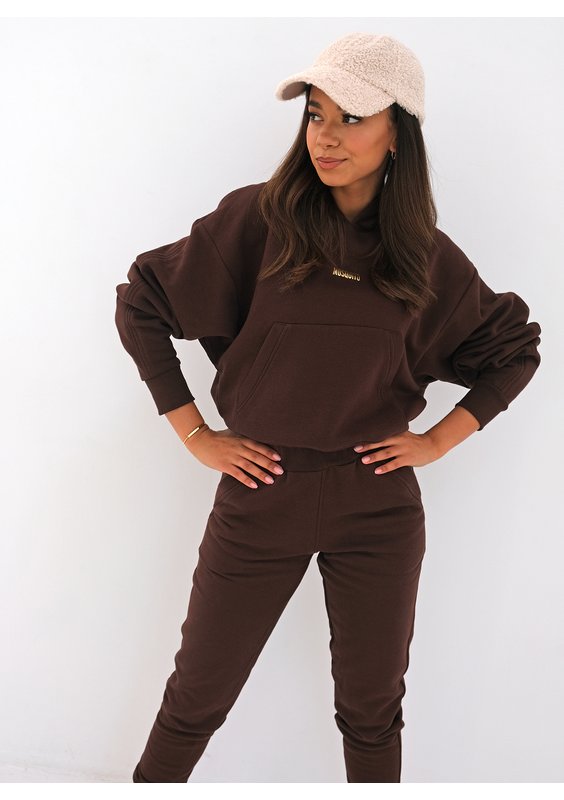 Bluza z kapturem Dark Brown ILM