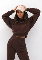 Venice - Bluza z kapturem Dark Brown