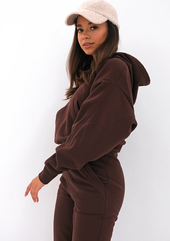 Bluza z kapturem Dark Brown ILM