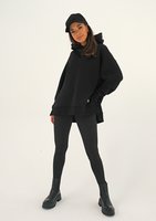 Soho - Bluza asymetryczna Black