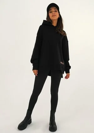 Bluza oversize logo Black ILM