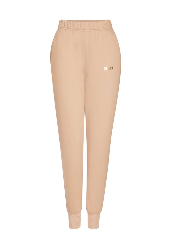 Spodnie dresowe gold logo Latte