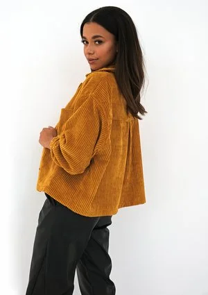 Mustard yellow curduroy jacket