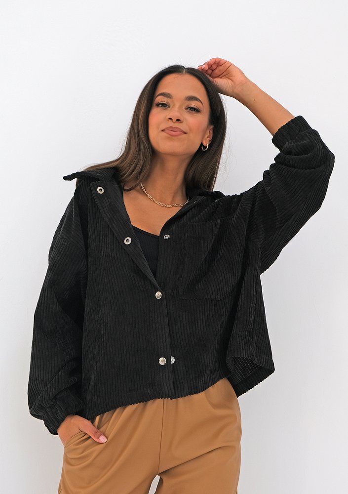 Charcoal grey curduroy jacket