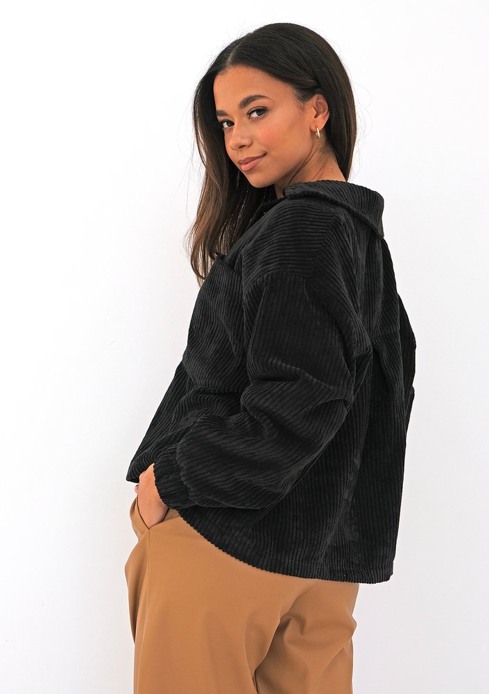 Charcoal grey curduroy jacket