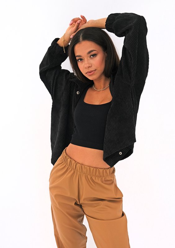 Charcoal grey curduroy jacket