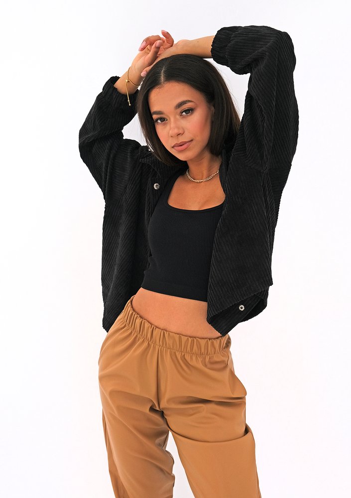 Charcoal grey curduroy jacket