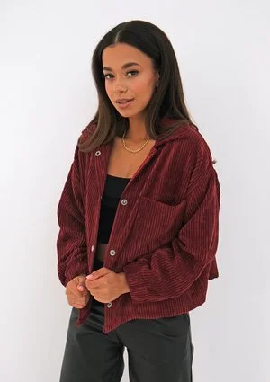 Claret curduroy jacket