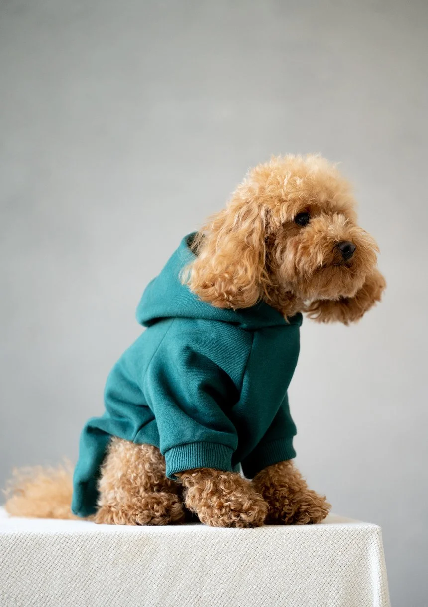 Dog hoodie Deep Green