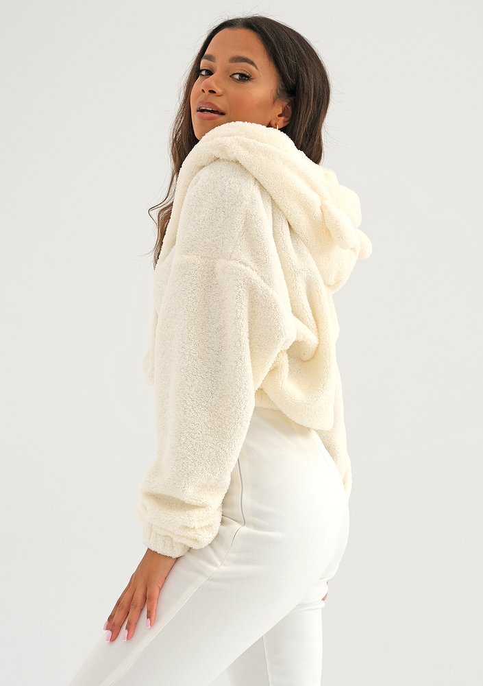 Vanillic boucle hoodie