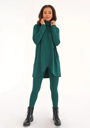 Green rayon overblouse