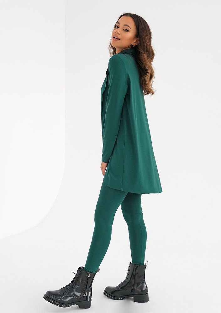 Green rayon overblouse