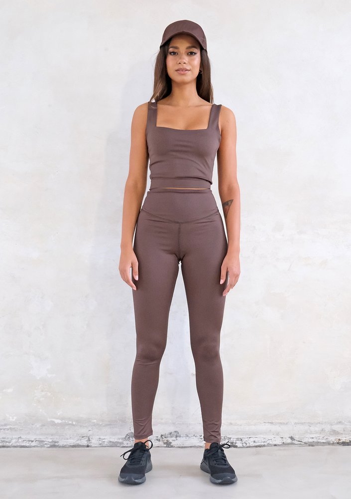 Hi Pure - Legginsy Coffee Brown