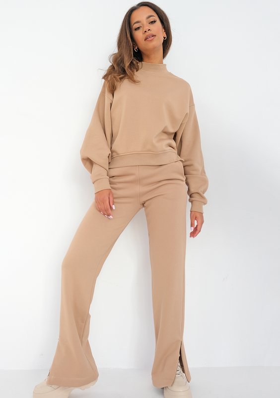 Kase - Bluza z półgolfem Latte