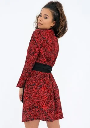Rita - red dotted dress