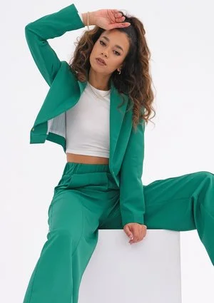 Rachel - green blazer