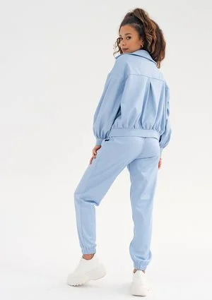 Layzy - light blue jogger pants