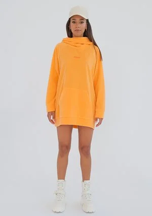 Melby - Długa bluza velvet Neon Orange