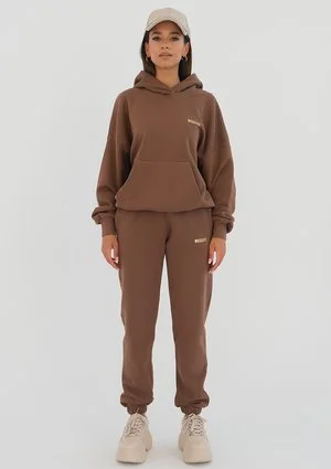 Pure - Bluza z kapturem Choco Brown