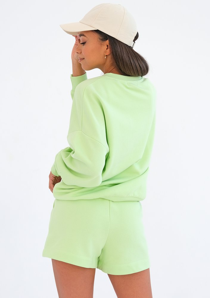 Pure - Szorty dresowe Lime Green