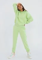 Pure - lime green loose fit sweatpants